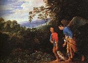 Adam Elsheimer Copy after the lost large Tobias and the Angel oil on canvas